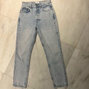 Anine Bing Light Blue High Rise Jeans